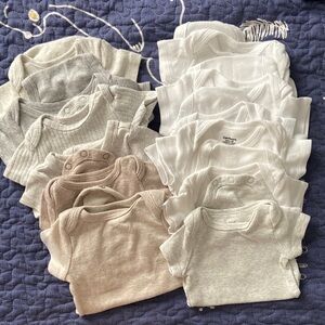 Newborn Short Sleeve Onesie BUNDLE